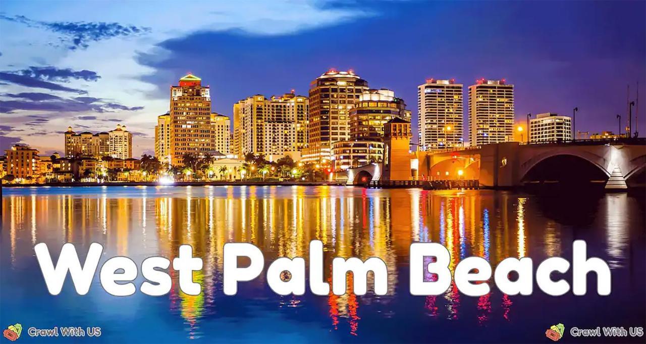 Lux Property Great For 1 To 8 Guests-Family Trip ,5Beds 2Rooms Staycation With Gym And Ev, Proximity To Downtown And Beaches West Palm Beach Ngoại thất bức ảnh